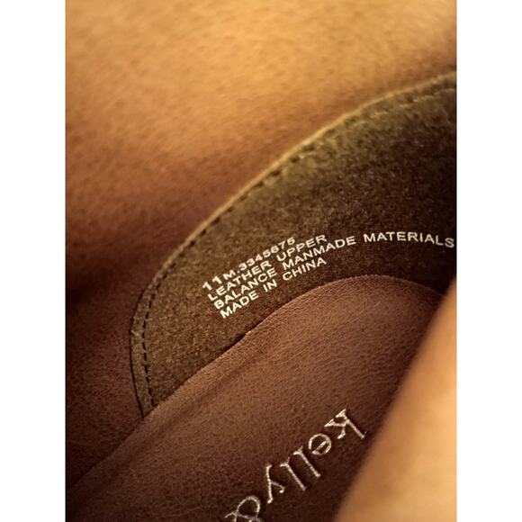 Kelly And Katie Brown Leather Zipper Outside Of Ankle Boots Size 11M New No Box - Picture 11 of 11